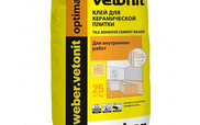 Клей для плитки Вебер Ветонит Оптима для внутренних работ (25 кг.)